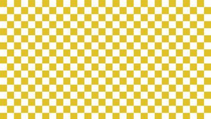Seamless Yellow and White Checkerboard Geometric Pattern Background