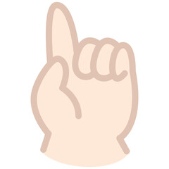 Cute Baby Hand Illustration