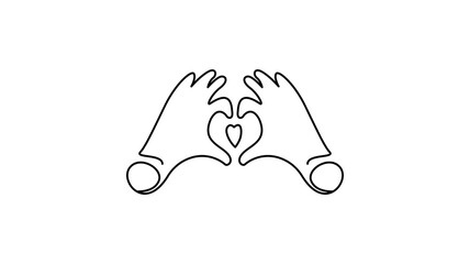 Two hands forming a heart shape with fingers