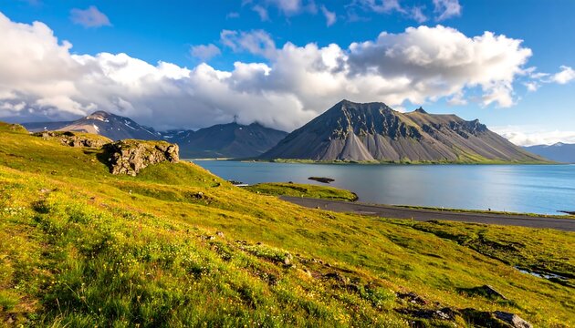 Scenic Icelandic landscape