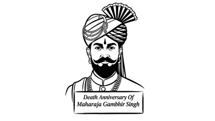 Death Anniversary of Maharaja Gambhir Singh, a historical figure.