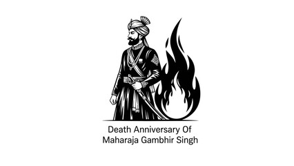 Death Anniversary of Maharaja Gambhir Singh - A Historical Commemoration.