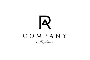 RA, AR, R, A Monogram Identity Letter Logo Design Inspiration
