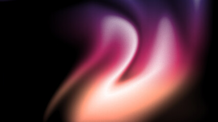 Abstract swirling purple pink and orange light streaks