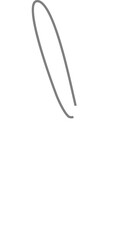 Leaning Balloon String or Thread Shape