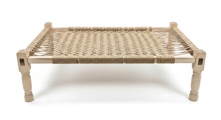 Buy traditional charpai bed frame online handmade woven rope bed indian cot vintage daybed furniture