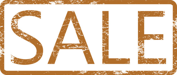 Sale Grunge Stamp. Distressed Retail Discount Text Label