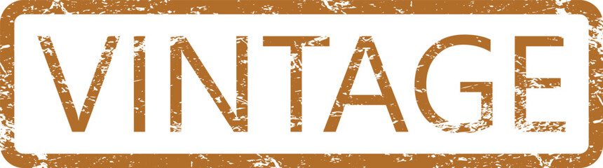 Vintage Grunge Stamp. Retro Distressed Text Label Vector Illustration