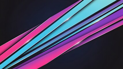 Vibrant Abstract Background with Dynamic Gradient Lines perfect for Website banner, presentation slide, digital wallpaper, social media graphic, corporate