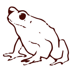 Lovely toad filled stroke