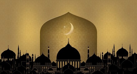 Ramadan background with ornamental arabic for eid al fitr.. Eid mubarak, Ramadan kareem..