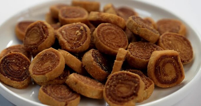 Bhakarwadi is a Tea Time Snack from Maharashtra and Gujarat
