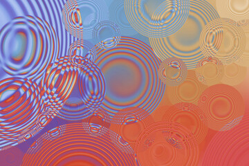 vibrant multicolor ripple circles background, abstract wave pattern texture for modern design