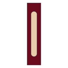 Book spine color stroke bordeaux