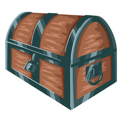Closed treasure chest