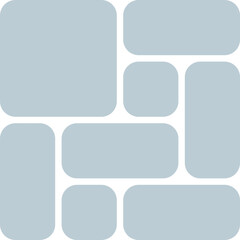 Minimalist Rounded Corner Photo Collage Template