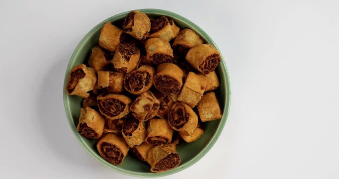 Bhakarwadi is a Tea Time Snack from Maharashtra and Gujarat

