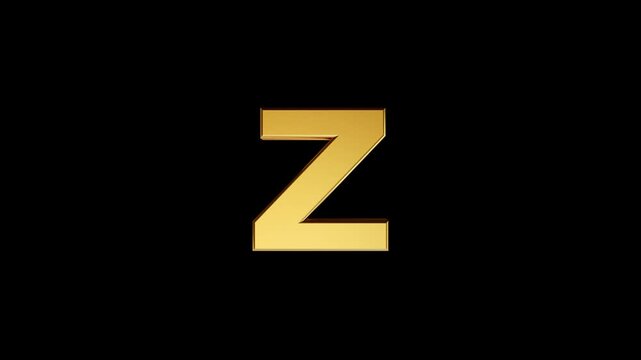 Golden 3D Alphabet Letter Z 360 Rotating Loop Animation | Transparent Background.
It is ideal for branding, logo animation, titles, intros motion graphics, and creative video projects.