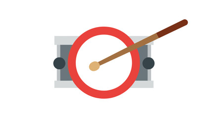 Minimalist drum with stick © ANDREAS99
