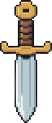 Pixel Art Classic Knight Sword