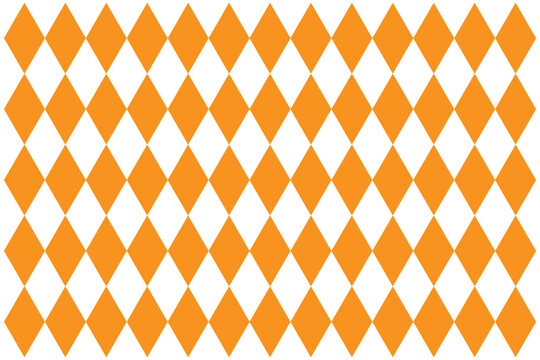 Seamless diamond pattern. Argyle classic fabric design. Diamond or lozenge simple background. geometric vector wallpaper. Venetian rhombus carnival ornament. Bavarian Oktoberfest seamless pattern.