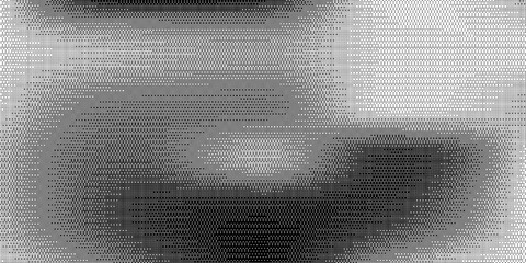 Bitmap pixelated grunge gradient texture. Black and white dither pattern wallpaper. Abstract...
