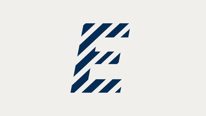 Clean Minimalist Geometric Elevate Logo Vector Design