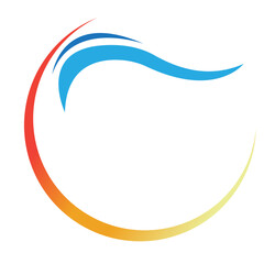 Abstract Corporate Arc Logo Design Dynamic Business Swirl, Flowing Movement Icon, Modern Logo Element,wave, vector, design, illustration, template, flag, business, color, curve, banner, backdrop, 