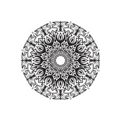 Mandalas for coloring book. Decorative round ornaments