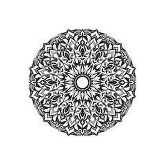 Mandalas for coloring book. Decorative round ornaments