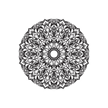 Mandalas for coloring book. Decorative round ornaments
