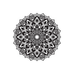 Mandalas for coloring book. Decorative round ornaments