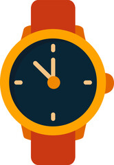 Illustration of Classic Analog Wristwatch