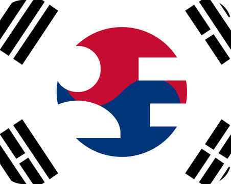 User  Id Card  In  South Korea Flag Icon