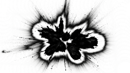 Unique abstract flower design makes a statement with a modern artistic flair and elegance