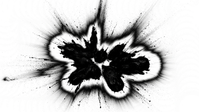 Unique abstract flower design makes a statement with a modern artistic flair and elegance