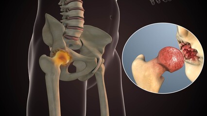 Hip Dysplasia Deforming Hip and Leg Bone Anatomy