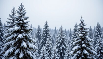 Obraz premium Skiing through the snowy landscape of winter season embracing cold weather and christmas cheer