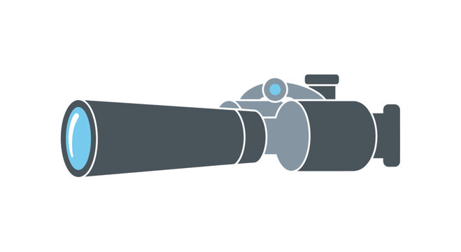 Gray sight with blue lens