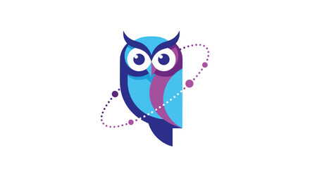 Stylized owl design