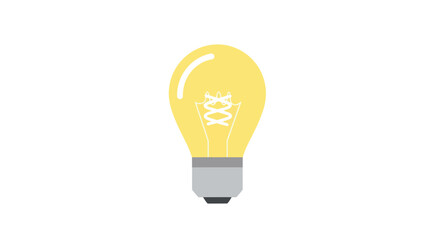 Yellow lightbulb