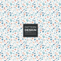 Modern abstract terrazzo seamless pattern texture background design