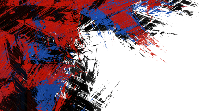 Abstract background black, blue and red color grunge scratch concept - Powered by Adobe