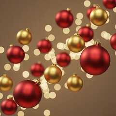 red christmas balls
