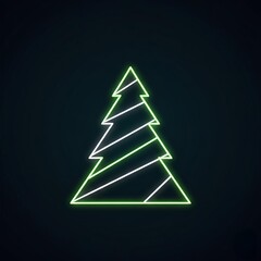 abstract christmas tree
