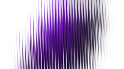 Abstract purple glitch stripe pattern with vibrant digital energy. isolated on transparent background