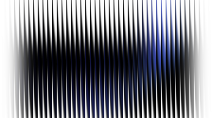 Abstract blue corrugated texture with vibrant light effects design. isolated on transparent background