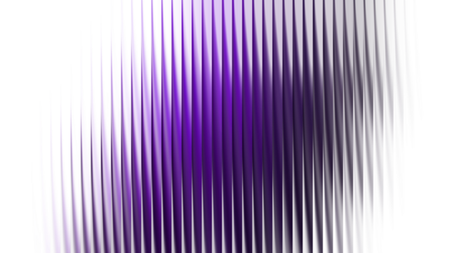 Abstract purple glitch stripe pattern with vibrant digital energy. isolated on transparent background