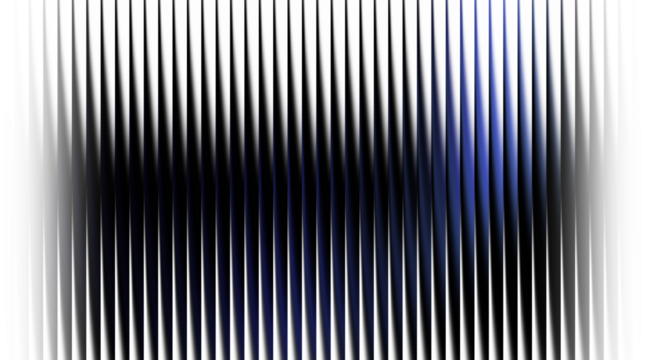 Abstract blue corrugated texture with vibrant light effects design. isolated on transparent background
