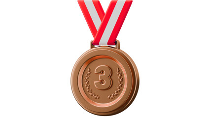Bronze medal for third place award